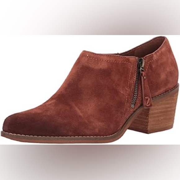 Zodiac Women’s Brown Leather Margot Suede Ankle Booties! Size 9.5M. - Picture 4 of 16